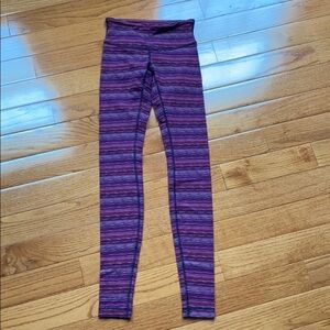 Lululemon Wunder Under Pant III Space Dye Plum 2